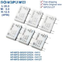 【CC】﹍▼✾  shipping 10PCS HF49FD Relays 5V 12V 24V HF49FD-005-1H11 HF49FD-012-1H11T HF49FD-024-1H12T F49FD-005 012 024 1H11 1H12 5A