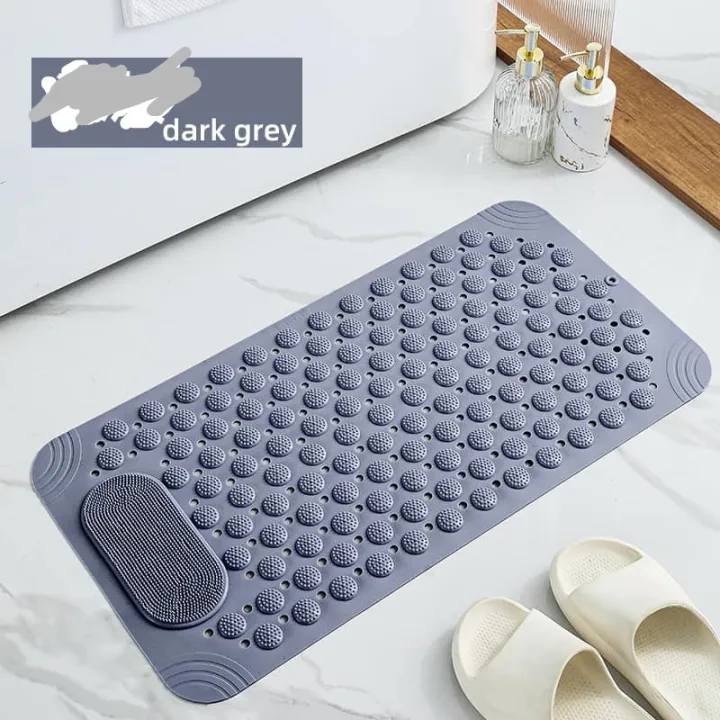 Bathroom Floor Mat with Drain Hole Waterproof AntiSlip RUBBER MAT