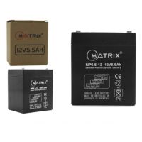 ( Promotion+++) คุ้มที่สุด Battery UPS Matrix 12V-5.5Ah (แบตสำรองไฟ) ราคาดี แบ ต เต อร รี่ แบ ต เต อร รี เเ บ ต เต อร รี่ แบ ต เต อร รี่ แห้ง