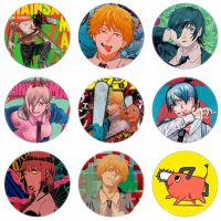 Anime Chainsaw Man Brooch Pins Cosplay Badge Backpacks Button Women Men Clothes Bag Accessories Xmas Gift Fashion Brooches Pins