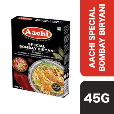 🔷New arrival🔷 Aachi Special Bombay Biryani 45g ++ อาชิ สเปเชียล เครื่องเทศข้าวหมกบิรยานี  45g 🔷