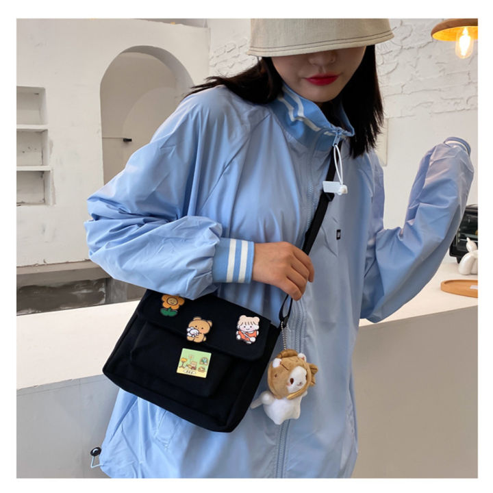 2022-new-wild-diagonal-bag-multifunction-student-girl-japanese-harajuku-female-canvas-small-bag