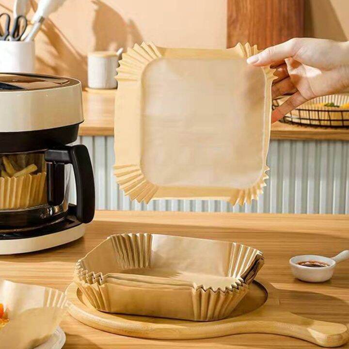 100pcs-air-fryer-parchment-paper-liners-non-stick-disposable-liners-perforated-square-parchment-paper-for-baking