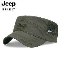 หนึ่งชิ้น JEEPSPIRIT หมวกผู้ชายวัยกลางคนและผู้สูงอายุของแท้ OM18CD996CA0020.