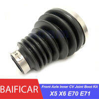 Baificar ใหม่ด้านหน้าครึ่ง Driveshaft เพลาภายใน Interrior CV ร่วมบูตฝุ่นปกชุดซ่อม31607608095สำหรับ BMW X5 X6 E70 E71