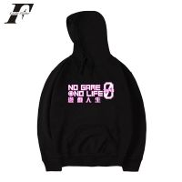 LUCKYFRIDAYF-Sudadera con capucha para hombre y mujer, prenda deportiva unisex de manga larga con bolsillo estampado de NO GAME NO LIFE, a la moda