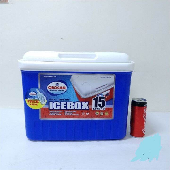 Orocan Ice box IceBox Cooler Chest Insulated 15L w/free ice scoop