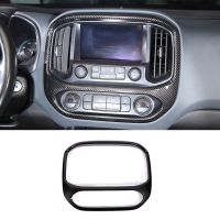 Central Control Navigation Panel Navigation Panel for Chevrolet Colorado GMC Canyon 2014-2022 Interior ABS Carbon Fiber