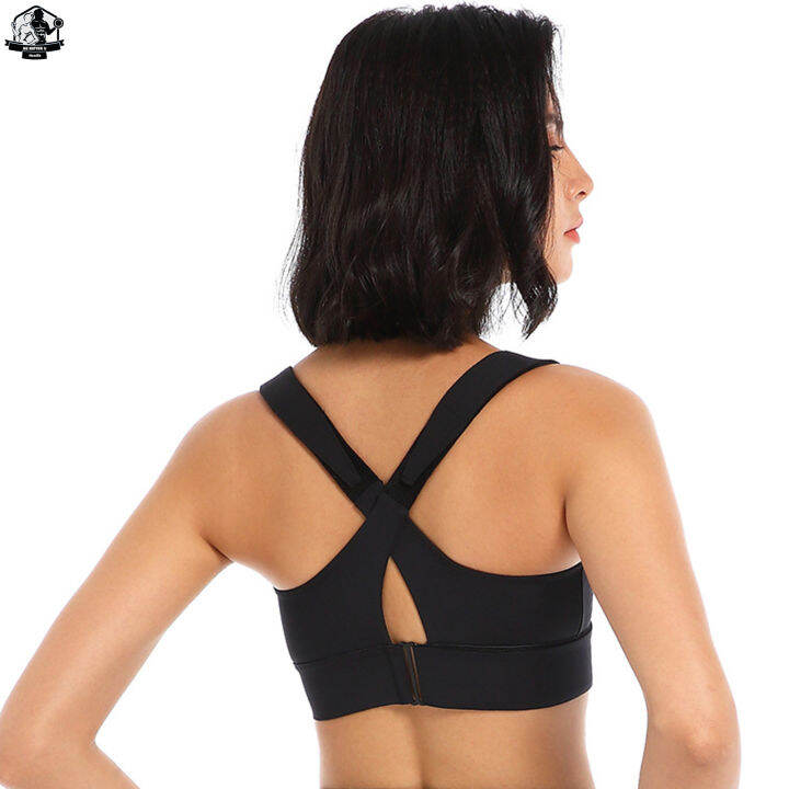 sports bra with hook closure