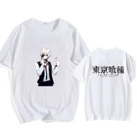 Kaneki Tokyo Ghoul Tเสื้อพิมพ์อะนิเมะร้อนกราฟิกฤดูร้อนMen S Tees Coolสไตล์ญี่ปุ่นแขนสั้นUnisex S-5XL