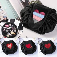 【cw】Portable Lazy Storage Cosmetic Bag Drawstring Waterproof Magic Makeup Case Pouch Large Capacity Travel Toiletry Make Up Baghot