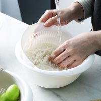 【CC】❆▽  1PC Drain Basket Bowl Rice Washing Sink Strainer Noodles Vegetables Fruit Colander Coladores 2022