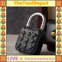 TheToolDepot Baoblaze ล็อคดิจิทัล,ล็อคกลางแจ้งแบบพกพาสามารถรีเซ็ตได้กุญแจคล้องแบบรหัสรหัส6หลักสำหรับกระเป๋าเดินทางที่ใส่กระเป๋าเดินทางตู้เก็บอุปกรณ์ออกกำลังกาย