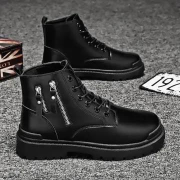 Mens high fashion on sale boots