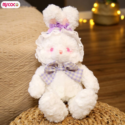 MSCOCO Boneka Mainan จำลองน่ารักสร้างสรรค์หมอนยัดกระต่ายโลลิต้าน่ารักสำหรับเป็นของขวัญสะดวกสบายสำหรับเด็กเด็ก