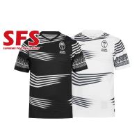 shot goods 【SFS】 Top Quality 2021-22 Fiji Rugby Jersey HOME Away MENs World Cup Jersey T-shirt Sports Jerseys Loose Version S-5Xl