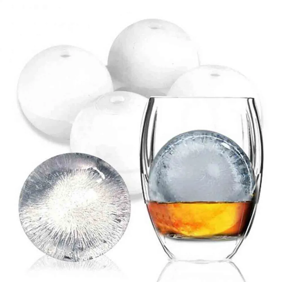 Large Ice Ball Maker Cube Tray Big Silicone Mold Sphere Whiskey