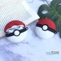 3D coalball น่ารักหมู pokeballearphone Case สำหรับ Apple airpods proairpods 12 3 ซิลิโคนครอบหูฟัง Air pods ปลอกกระเป๋าป้องกัน airpod อุปกรณ์เสริมสีแดงสีขาวสีชมพูสีดำ