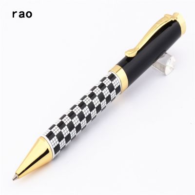 high quality White and black checkerboard Business office Ballpoint Pen Pens