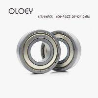 ♚ 1/2/4/6Pcs 6004RS ZZ Motor Grade Deep Groove Ball Rolling Bearings 6004-RS ZZ 20x42x12mm 20x42x12 High Quality Bearing Steel