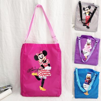 ❈✥☃ Original factory daily single tail goods nylon cartoon shopping bag student portable hand carry waterproof lightweight cute one-shoulder environmental protection bag