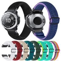 [มาแรง] สายนาฬิกาไนลอนยางยืดใหม่ขนาด20 22มม. สำหรับ Garmin Fenix 7 6S 5 Plus Pro Apach S60สายนาฬิกาข้อมือสำหรับ Apple Watch สำหรับ Forerunner 945