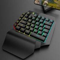 【✆New✆】 sijieyis8 39คีย์คีย์บอร์ดแบบกลไกเกม Rgb Usb เมาส์มีสายแป้นเกมเมอร์แบ็คไลท์จอยเกมสำหรับ Ps4โทรศัพท์อุปกรณ์เสริม Ps5