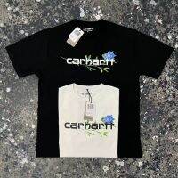 Carhartt เสื้อยืดคอกลมแขนสั้นผู้ชาย,เสื้อผ้าผู้ชายเทรนด์เข้าได้กับทุกชุดฤดูร้อน