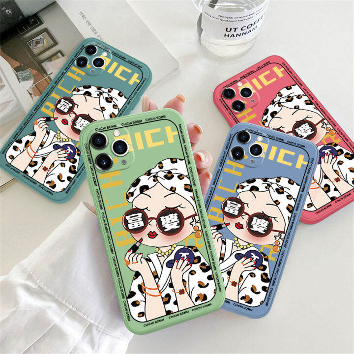 เคส-ggk-สำหรับ-realme-c30s-แว่นกันแดดแฟชั่นเคสโทรศัพท์สำหรับหญิงสาวน่ารักสี่เหลี่ยมดั้งเดิมปลอกซิลิโคนผู้หญิงอุดมไปด้วยของเหลวเคสป้องกันทนแรงกระแทกกล้องคลุมทั้งหมด