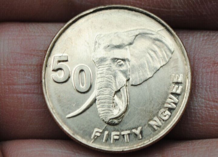 เหรียญแอฟริกา21มม. Zambia 1 Egwee ที่ถูกค้นหาดั้งเดิมรุ่นเหรียญที่ระลึกไม่บ่อยนัก100% แบบสุ่มจริง