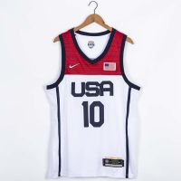 2023NBA Jerseys USA Basketball No.10 TATUM 2021 NEW Olympic Edition White Etc. Basketball Jersey