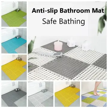 1pc Bathroom Anti-slip Mat Shower Room Washroom Bath Mat Tpe