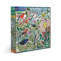 eeBoo Birds of Scotland 1000 Pc Square Puzzle จิ๊กซอว์รูปนกพันธุ์ต่างๆ ในสกอตแลนด์ แบบ 1000 ชิ้น