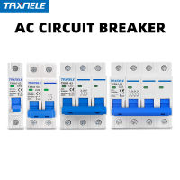 AC MCB 1P 2P 3P 4P 230V 400V 6KA Mini Circuit breaker สวิทช์อากาศ 10A 16A 20A 32A 40A 50A 63A Overload ป้องกันวงจรสั้น-Mumie