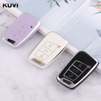 ใหม่แฟชั่น TPU รถ Remote Key Case Cover Shell สำหรับ VW Volkswagen Passat B8 Magotan สำหรับ Skoda Kodiaq Superb A7 สมาร์ท Keyless-Zkeir