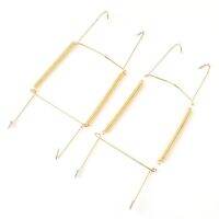 NEW 4pcs Plate Wire Spring Dishes Wall Hang Hangers Holder Display 8/10/12inch Gold Free Shipping