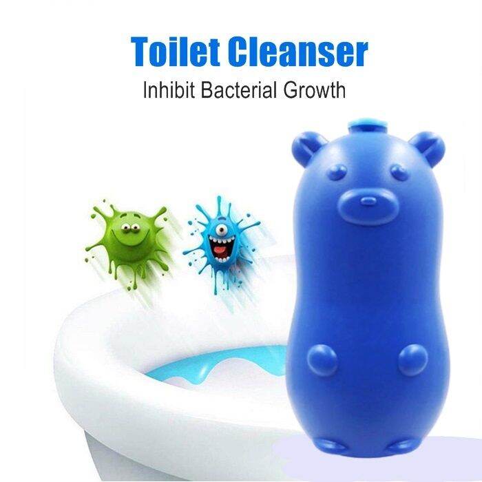 Cat Blue Bubble Toilet Cleaner Deodorant Block Chamber Pot Automatic