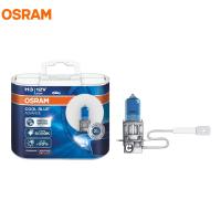 OSRAM H3 5000K 12V 55W 62151CBA สีน้ำเงินเย็นล่วงหน้าหลอดฮาโลเจนซีนอนขาวขนาดใหญ่50% หลอดไฟ OEM ไฟตัดหมอกรถคู่สีฟ้าเย็น