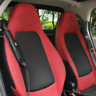 2pcs Car Shoulder Pad Safety Belt Protector Car Seat belt Cover For Smart fortwo forfour 453 451 accessories interior styling