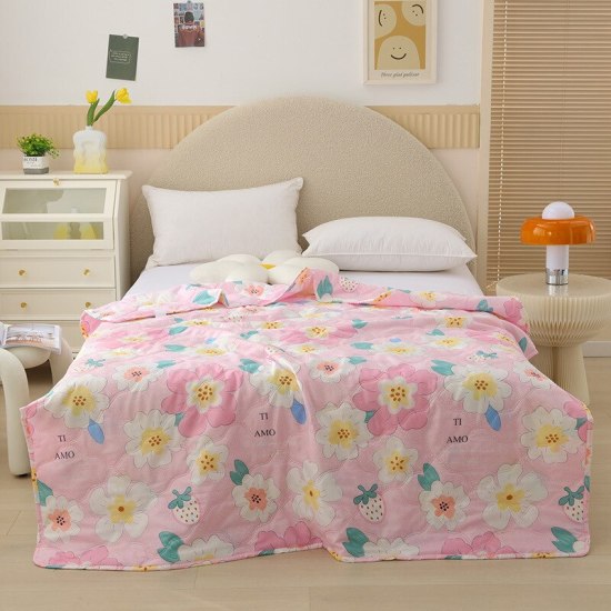 Mùa hè 2023 chăn bông tóc giả mỏng điều hòa comforter mềm mại thoáng khí - ảnh sản phẩm 48