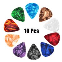 【CW】 10 Pcs New Picks Plectrum Celluloid Electric Pick Accessories 0.46mm 0.71mm 0.81mm 0.96mm