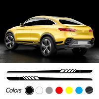 Haywood1 2X Car Door Side Stripes Skirt Sticker Edition 1 Styling Sport Decal for Class X253 Coupe C253 Accessories