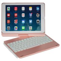 Swivel Flip Keyboard For iPad 9.7 2017 2018 5th 6th Gen Wireless Bluetooth Backlit Keyboard Case For iPad Air1 Air2 Pro 9.7 Capa