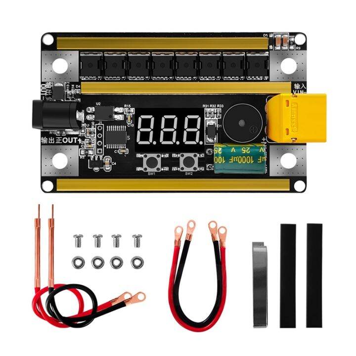 12v-handheld-adjustable-spot-welding-machine-control-board-for-18650-battery-spot-welder-0-1-0-2mm-nickel-sheet