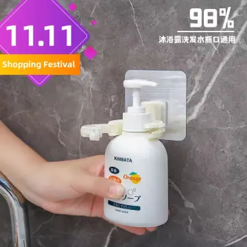 bathroom shower gel soap bottle hook