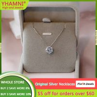 ❁ Fine Tibetan Silver Necklace High Quality Round Crystal Zircon Retro Simple Pendant Necklace Women Fashion Wedding Jewelry