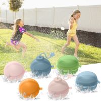 4PCS Water Bomb Splash Balls Toy Reusable Water Balloons Water Absorbent Ball Swimming Pools Toys for Kids Water Fight Games Balloons