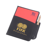 1 Set Sport Football Soccer Referee Wallet Notebook with Red Card And Yellow Card Useful Referee Tool