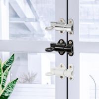 Spring Automatic Latch Aluminium Alloy Spring Door Lock Casement Window Lock Buckle Push Pull Door Window Self Closing Spring