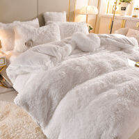 (ร้อน) หรูหรา1pcs Super shaggy Soft Coral fleece WARM COZY ผ้านวม Mink กำมะหยี่ผ้านวมผ้านวมผ้านวม Cove ชุดผ้าคลุมเตียงผ้าห่ม